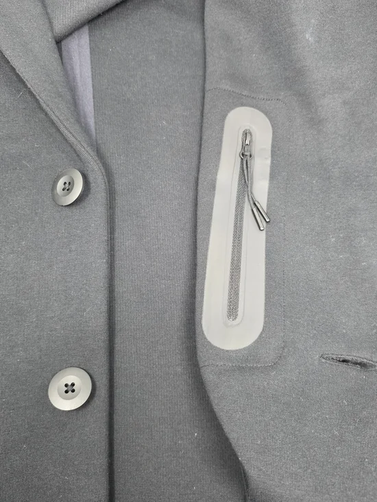 Nike Tech Fleece Re-imagined Trench Coat Men's Medium Tall Black FN0601-010 - Picture 6 of 7